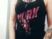 LadyMuffin nel camerino della palestra 12/16