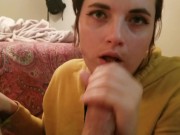 Perfect blowjob from girlfriend 12/16