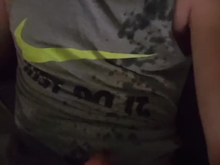 Filming myself getting off