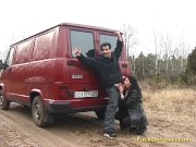 public sex in front of massive traffic