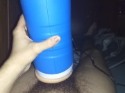 Skinny Cums Hard Using Autoblow 2 10/16