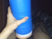 Skinny Cums Hard Using Autoblow 2 5/16