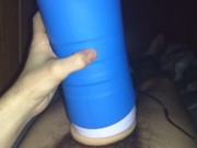 Skinny Cums Hard Using Autoblow 2 8/16