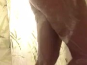 Curvy Brunette Takes a Shower 15/16