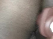 Ebony Couple Experimenting With A Dildo