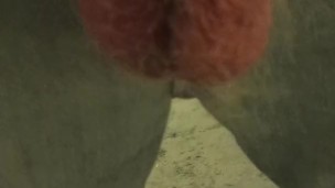 Jerking my little dick at friend's party over guy waiting outside