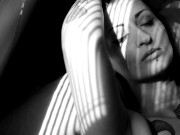 Nude Model shooting, posing for photographer 2/16