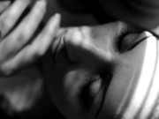 Nude Model shooting, posing for photographer 7/16