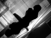 Nude Model shooting, posing for photographer 9/16