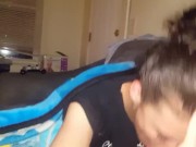 brunette sucking my dick as usual 9/16