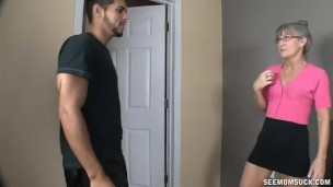 Moms Love For Young Cocks Makes His Day