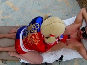 Ginger Harley Quinn Cosplay Creampie | Redhaired Pussy Doll Girl Fucks 5/16