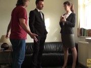 UK brunette amateur in stockings getting drilled in her ass 5/16