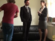 UK brunette amateur in stockings getting drilled in her ass 7/16