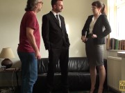 UK brunette amateur in stockings getting drilled in her ass 8/16