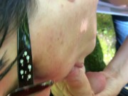 Saucy Sarah in the woods with some guy 3/16