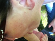 Saucy Sarah in the woods with some guy 5/16