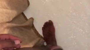 Big black dick in the shower