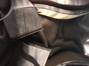 Feet in heels and rubbing on lotion 9/16