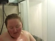 BBW MILF in the shower 12/16