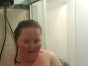 BBW MILF in the shower 14/16