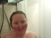 BBW MILF in the shower 8/16