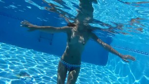 I picked up a girl with sexy body in a cool Ibiza pool, relax music