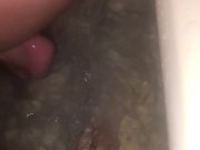 Amateur Teen Riding Boyfriend in the Bathtub (Swallows Cumshot) 10/16