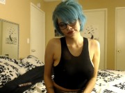 custom- mmm robert cum on my tits 1/16