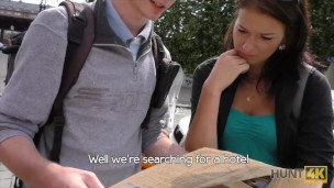 HUNT4K. Hot fucking in the capital of Czech Republic