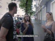 HITZEFREI Sexy blonde finds random guy on street 4/16