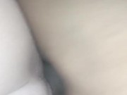 My horny girlfriend and I try different positions ending in creampie 14/16