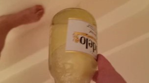 Naughty Boy Steals Roommate's and Fills it w/ his Piss and Cum- HOT!