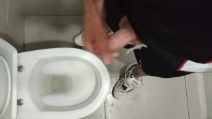 Masturbation in Public Restroom