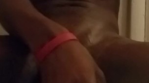 Cumshot before shower