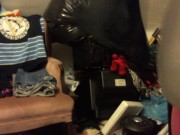 buttcrack in jeans - then stripping naked 9/16