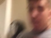 GIANT EXPLOSIVE cum shot from edging