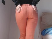 Pee in my orange jeans 1/16
