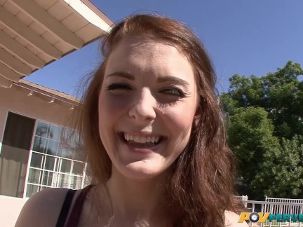 FRECKLED REDHEAD CHLOE TAYLOR MAKES HIM CUM WITH HER BIG NATURAL TITS