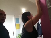 ladymuffin si fa' scopare mentre aspetta il suo turno dall'estetista! 14/16