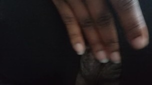 Moaning and rubbing my clit