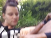 Girlfriend Sucks My Dick UntiI I Cum In Public 3/16