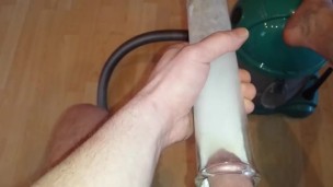 vacuuming piss