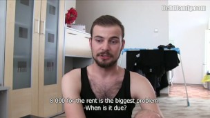  DEBT DANDY 243 - Straight Dude Pays His Debts By Sucking & Fucking Raw