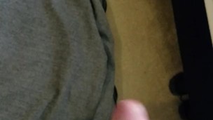 Young Dude Records His Massive Cumshot