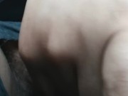 Ripped my pants to cum in school parking lot