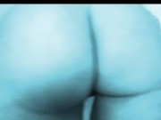 Curvy blonde in short black lingerie striptease 4/16