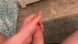 Thick white dick getting beat