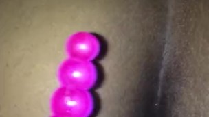 First time anal play at home with toys