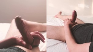 Watch me grow & edge to a huge cumshot while watching porn.